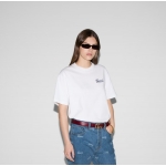 GUCCI コットンジャージー Tシャツ、オフホワイト 788093 XJGTO 9799
