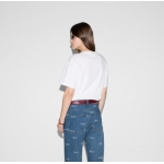 GUCCI コットンジャージー Tシャツ、オフホワイト 788093 XJGTO 9799