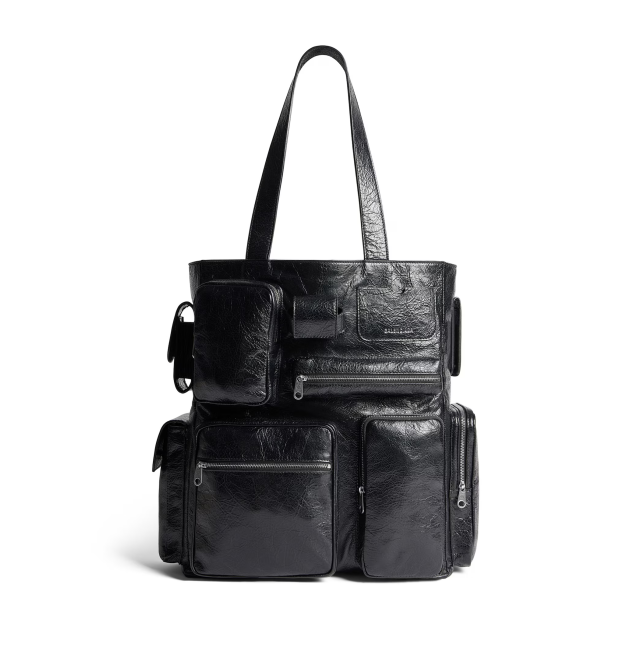 BALENCIAGA後払い SUPERBUSY トートバッグ アリーナラムスキン 785296210C81000