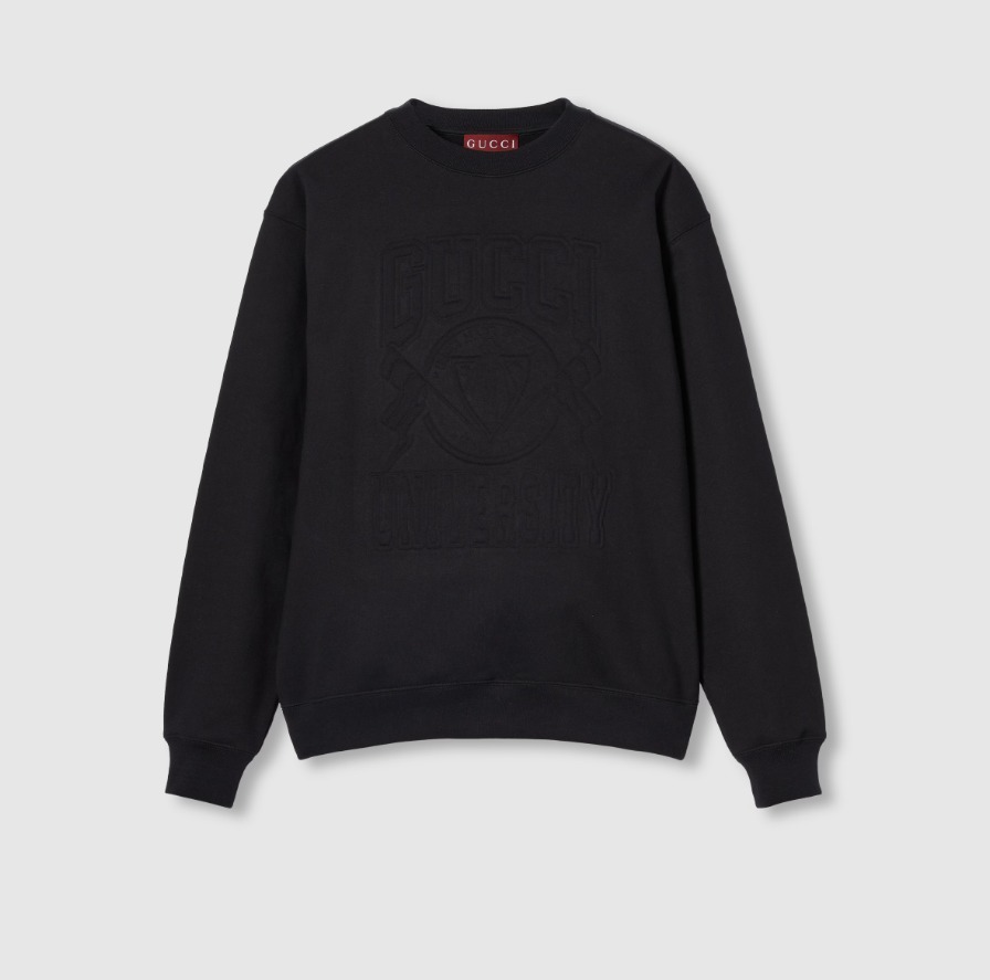 GUCCI代引 コットンジャージー スウェットシャツ 784413 XJGU5 1043