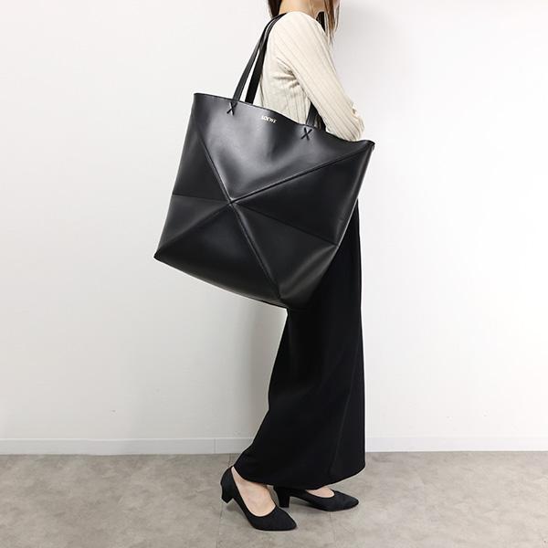 ロエベ PUZZLE TOTE LARGE トートバッグ パズルトート 鞄 折りたたみ レザー レディース B933Q18X01 1100