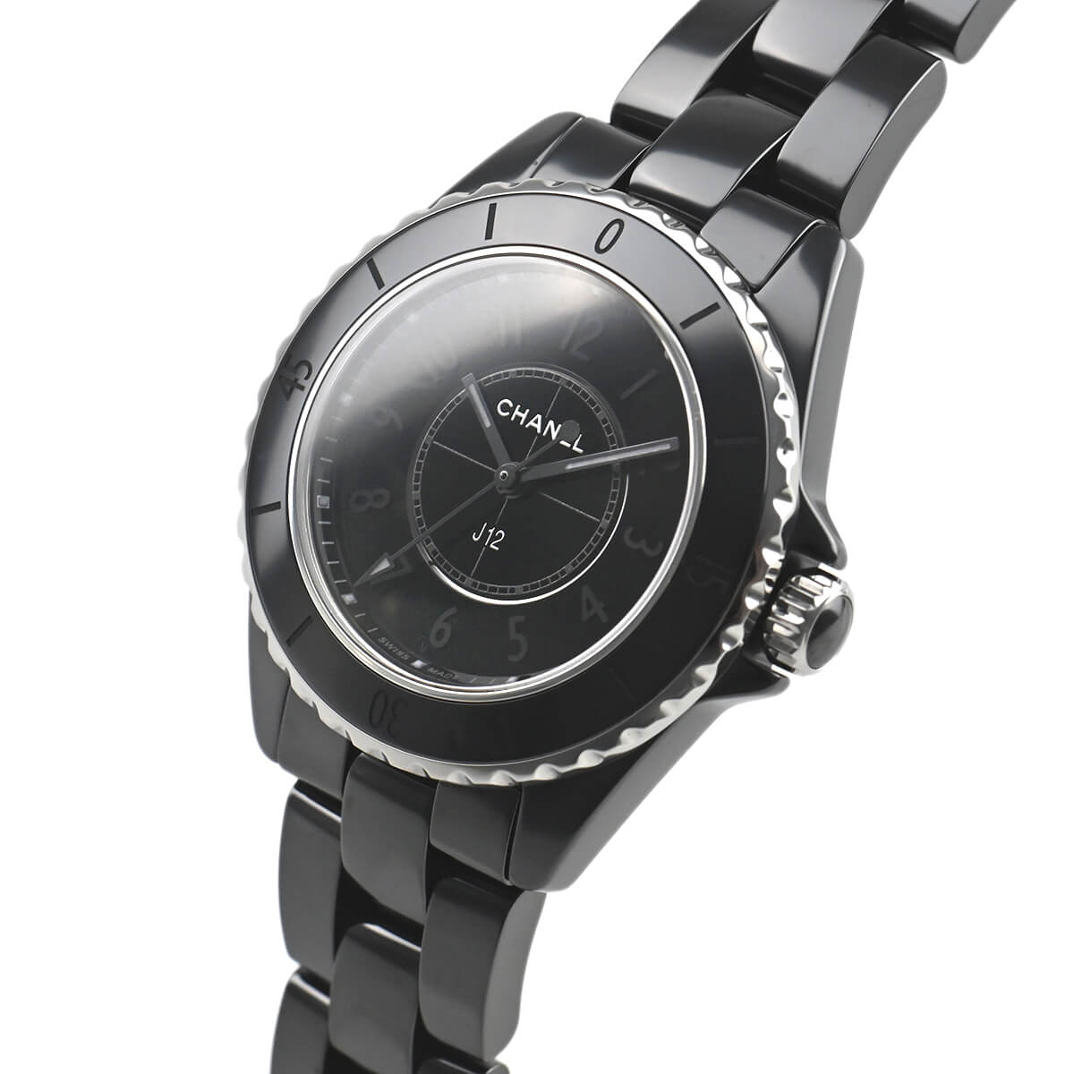 シャネル レディース J12 ファントム 33MM ブラック H6346