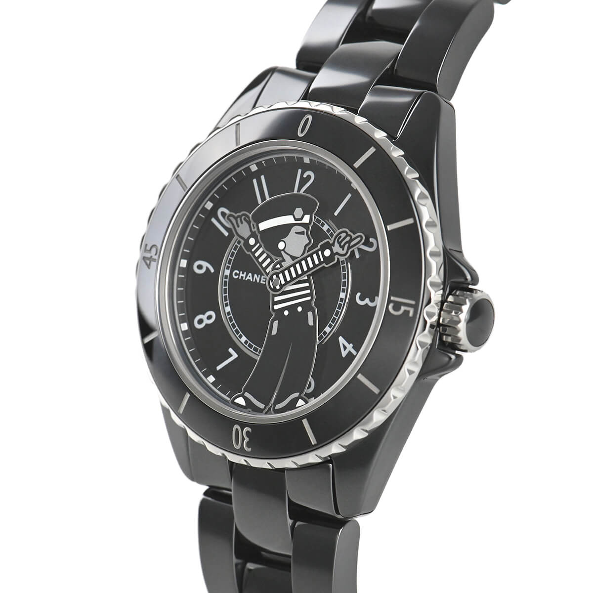 シャネル  マドモアゼル J12 ラ パウザ 38MM メンズ 自動巻き H7609