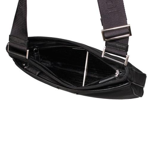 プラダバッグ メンズ Re Nylon xサフィアーノレザー ショルダーバッグ  ショルダーバッグ 2VH118 V XOO 2DMH F0002