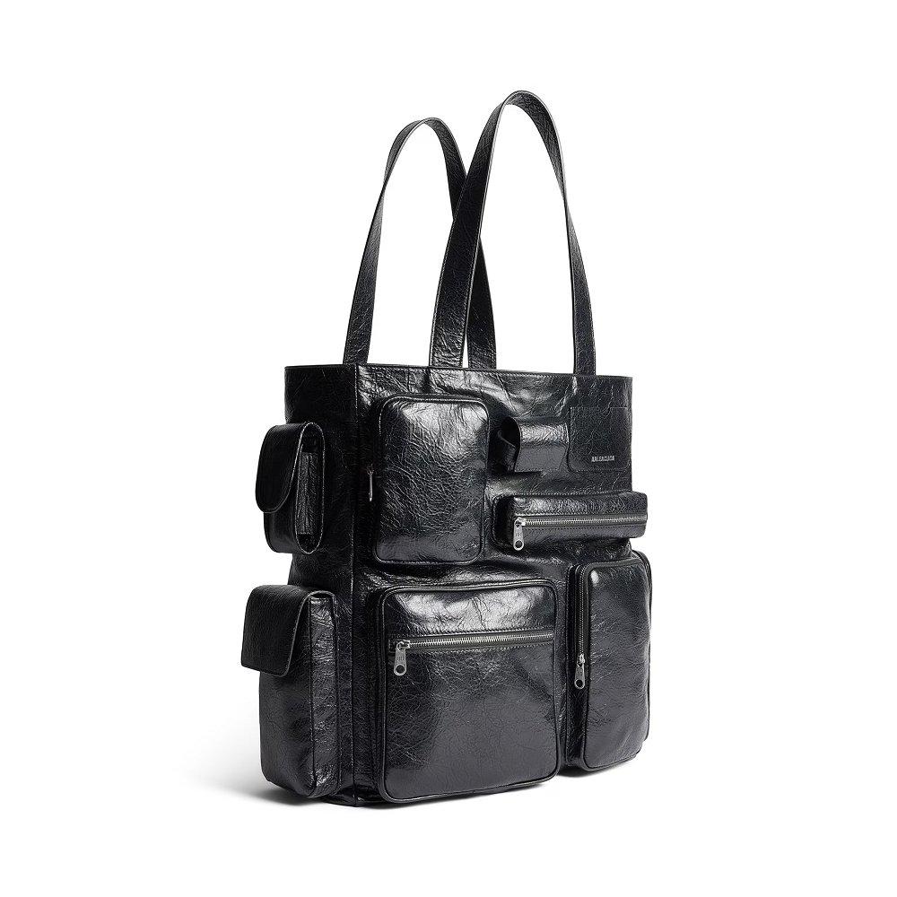 BALENCIAGA後払い SUPERBUSY トートバッグ アリーナラムスキン 785296210C81000