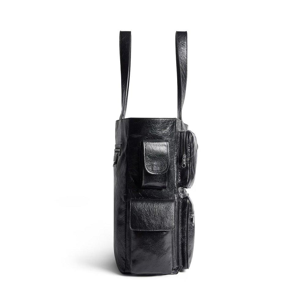 BALENCIAGA後払い SUPERBUSY トートバッグ アリーナラムスキン 785296210C81000