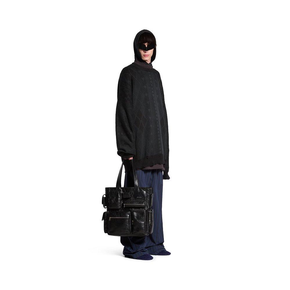 BALENCIAGA後払い SUPERBUSY トートバッグ アリーナラムスキン 785296210C81000