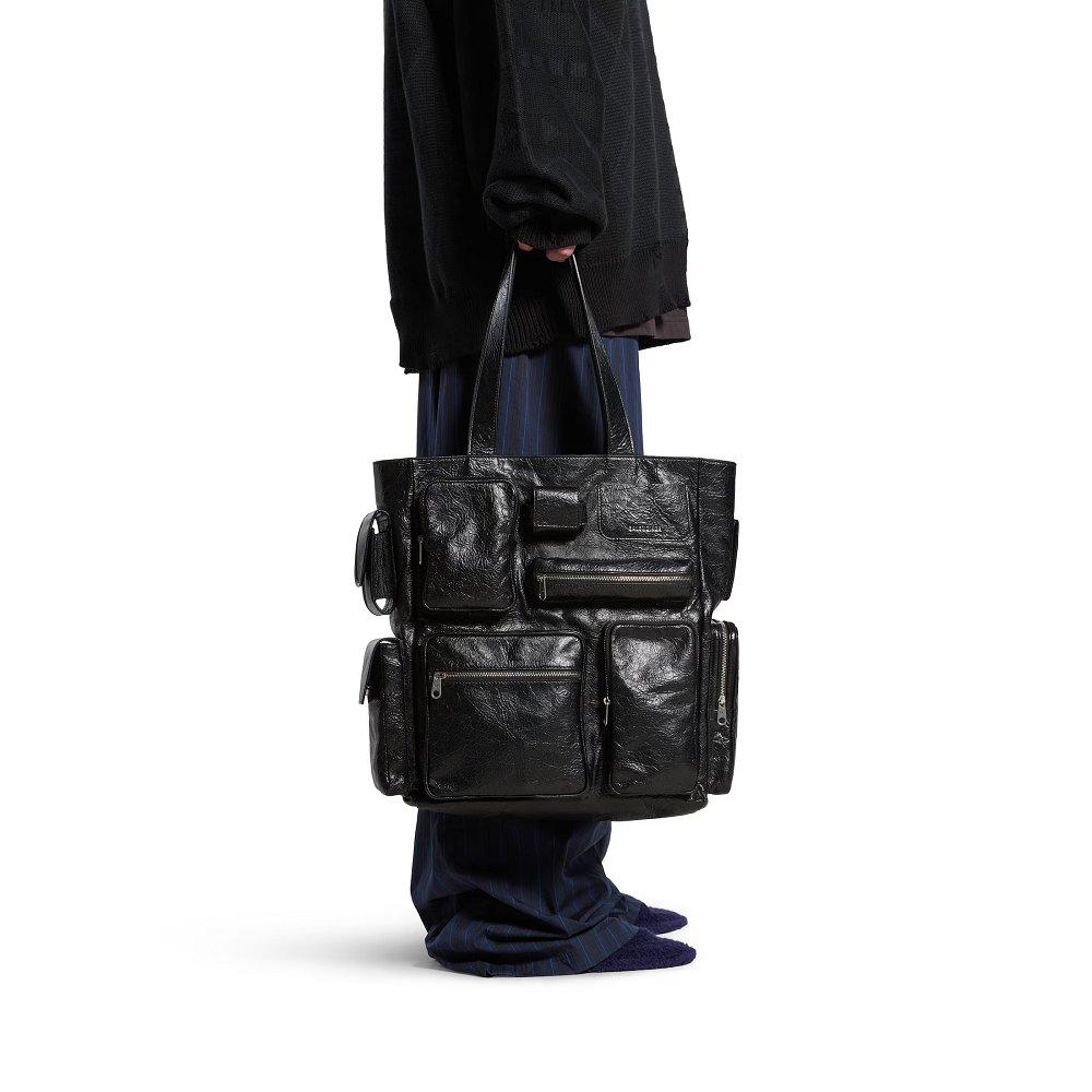 BALENCIAGA後払い SUPERBUSY トートバッグ アリーナラムスキン 785296210C81000