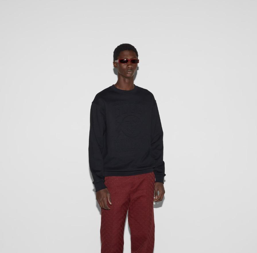 GUCCI代引 コットンジャージー スウェットシャツ 784413 XJGU5 1043