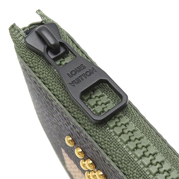 ルイヴィトン ポシェット ダミエ カモフラージュ キーリング 迷彩 M83175