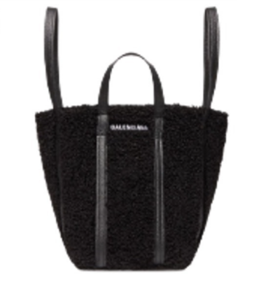 BALENCIAGA エブリデイ 2.0 XS フェイクファー トートバッグ 672793210LN1090 727932AARE9210