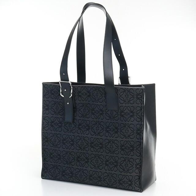 ロエベトートバッグ メンズ ブランド LOEWE アナグラム バックルトート  グレー B692L09X03 1268
