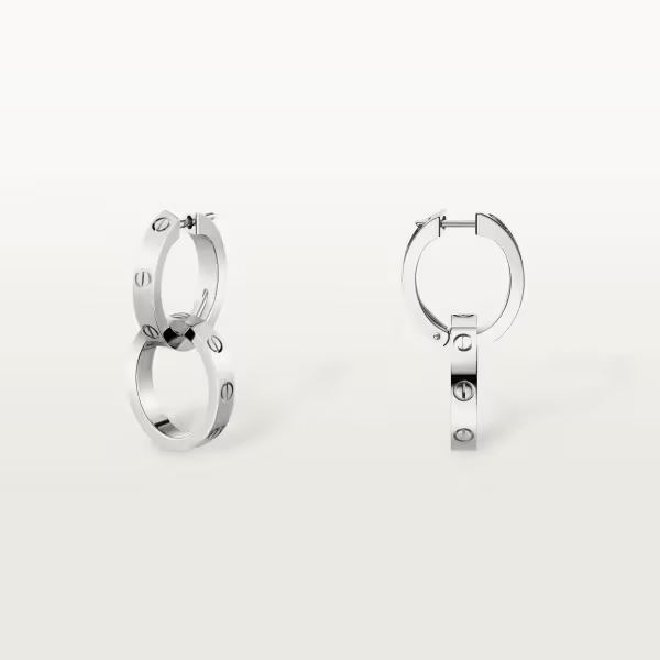 カルティエ Loveイヤリング ホワイトゴールド B8301500