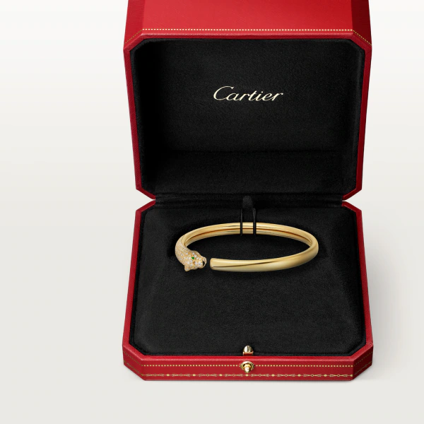 カルティエ ブレスレット パンテール ドゥ イエローゴールド オニキス エメラルド ダイヤモンド N6717817