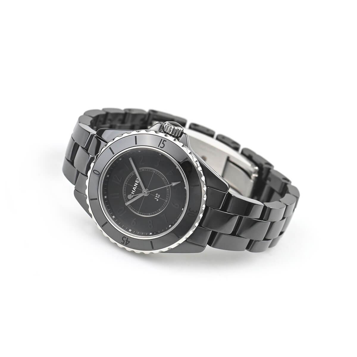 シャネル レディース J12 ファントム 33MM ブラック H6346