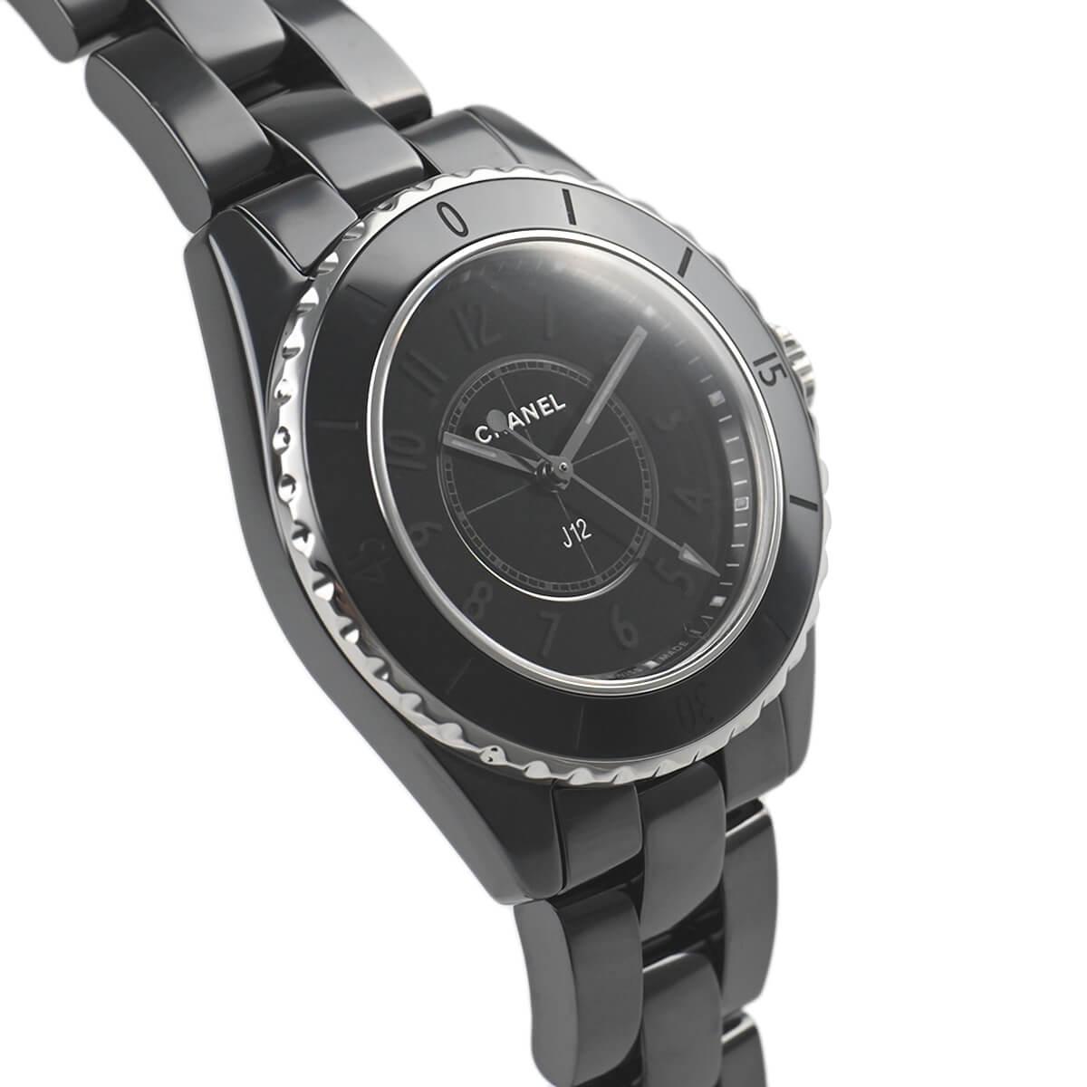シャネル レディース J12 ファントム 33MM ブラック H6346