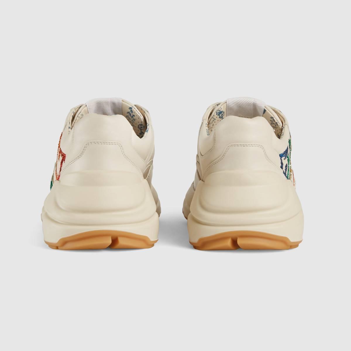 グッチ Gucci Women's レインボーグリッター スニーカー 524990 DRW00 9022