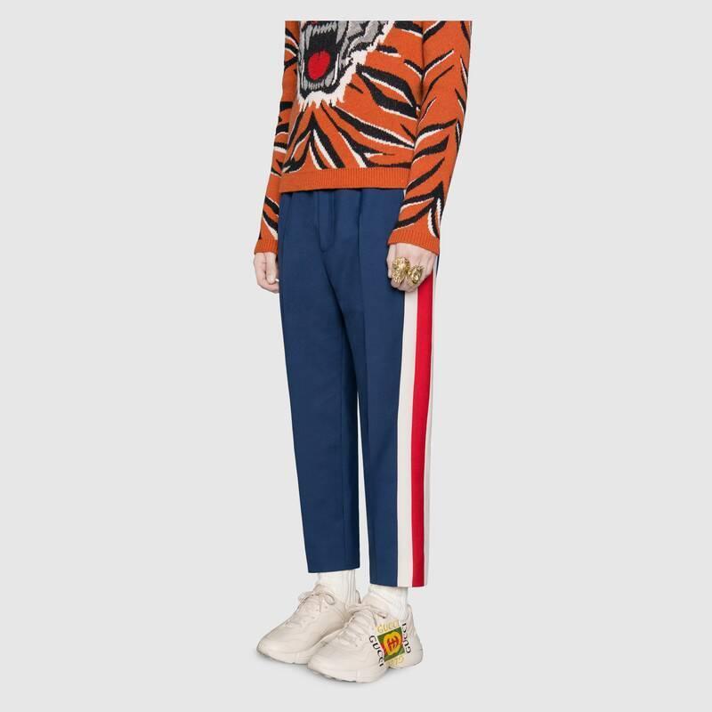 グッチ GUCCI メンズライトングッチロゴレザースニーカー 500878 DRW00 9522