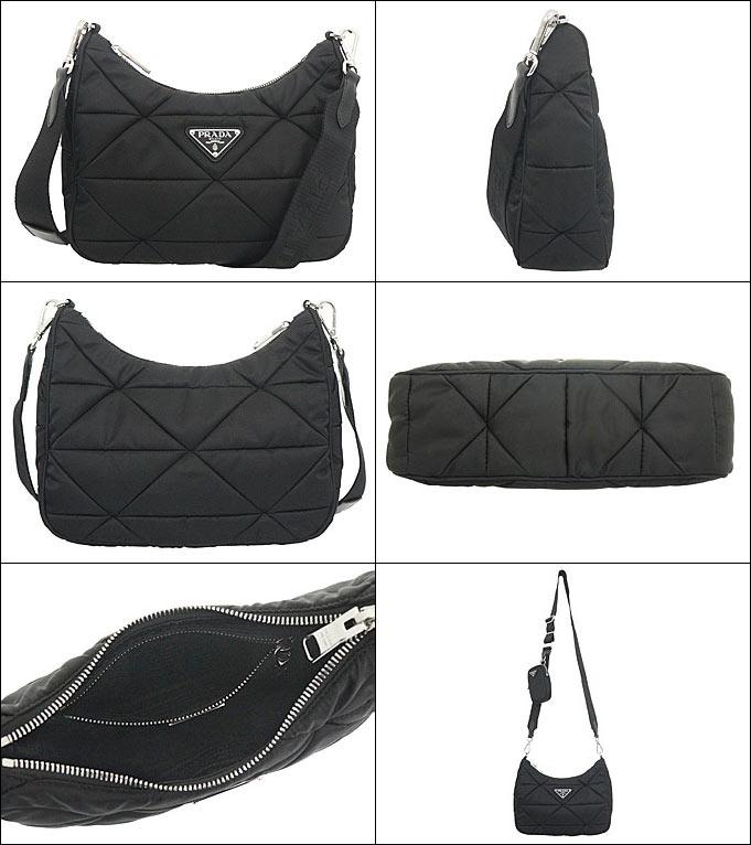 プラダ パデッドRe-Nylon ショルダーバッグ レディース ブラック 1BC151 V B9O RDJN F0002 NERO