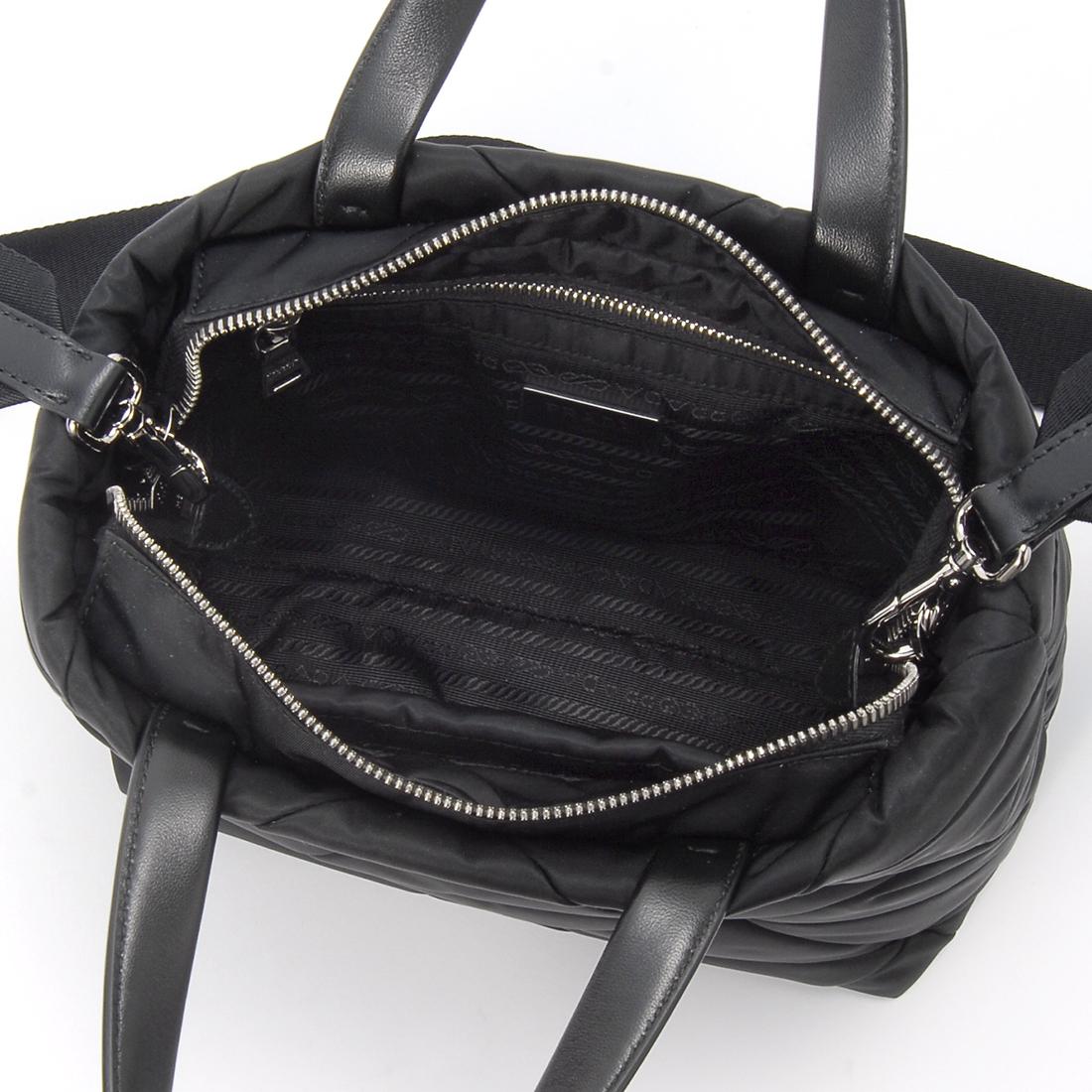 プラダ後払い トートバッグ パデッド Re-Nylon ナイロン 1BG373_RDJN_F0002