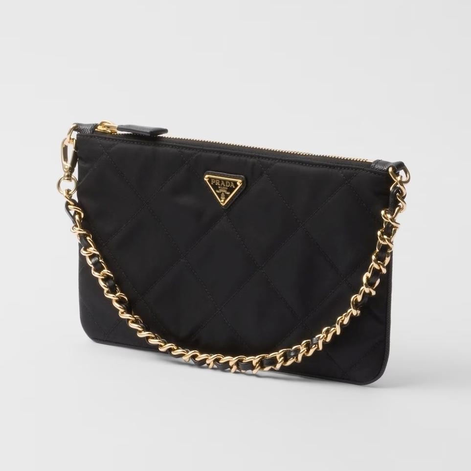 プラダ PRADA Re-Nylon ポーチ チェーンミニバッグ ロゴ 1NI054_2AOS_F0002