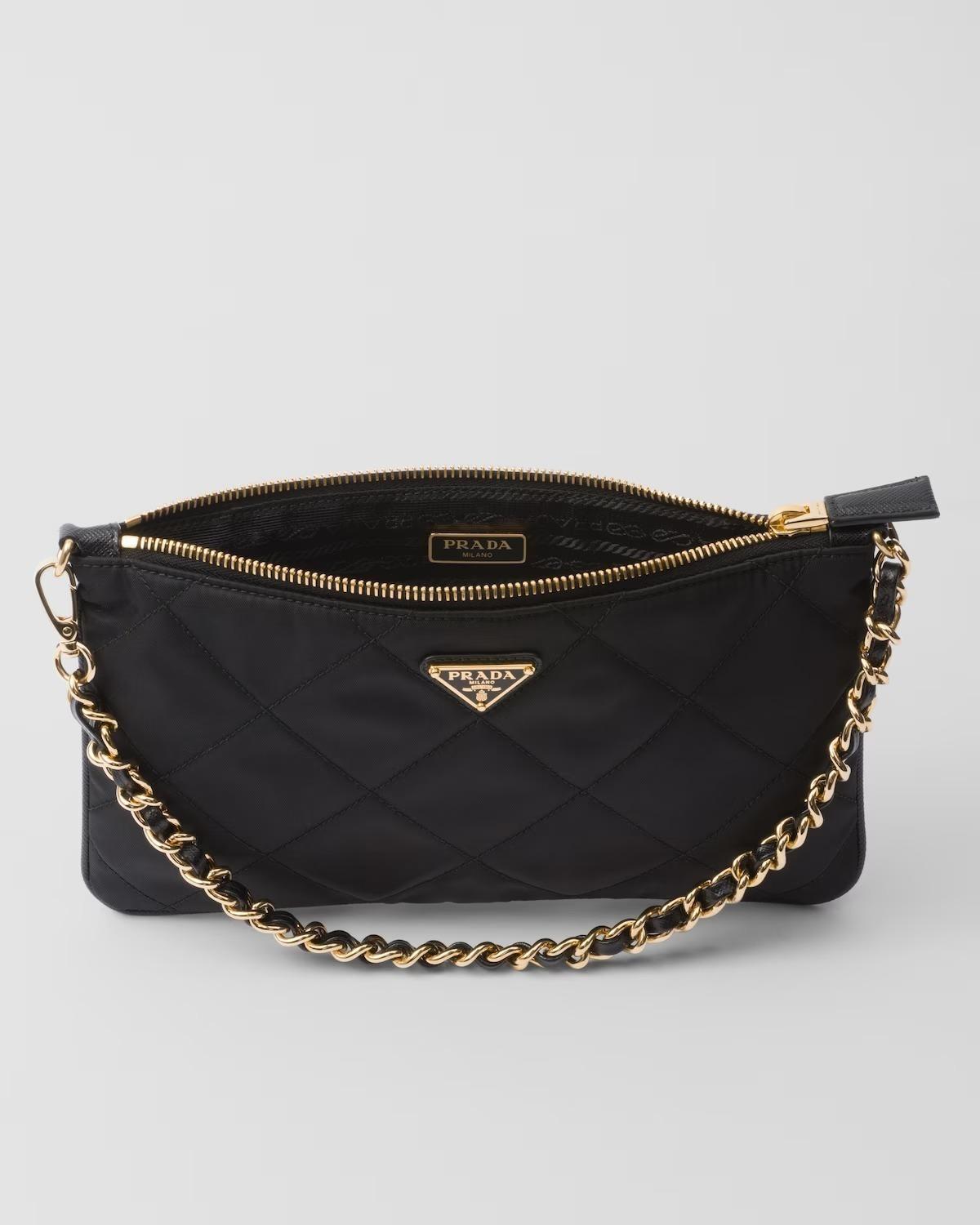 プラダ PRADA Re-Nylon ポーチ チェーンミニバッグ ロゴ 1NI054_2AOS_F0002