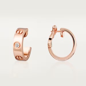 カルティエ Love イヤリング ピンクゴールド ダイヤモンド B8301218