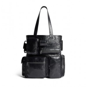 BALENCIAGA後払い SUPERBUSY トートバッグ アリーナラムスキン 785296210C81000