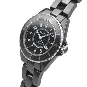 シャネル激安 ブラック  J12 33MM 自動巻き レディース H5696