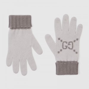 グッチ GG カシミアジャカード グローブ 813136 3GAC0 1763
