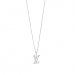 ルイヴィトン激安 ネックレス ペンダント LV XL ホワイトゴールド×ダイヤモンド Q93821