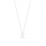 ルイヴィトン激安 ネックレス ペンダント LV XL ホワイトゴールド×ダイヤモンド Q93821