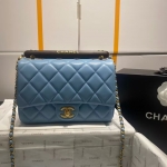 シャネル CHANEL トップハンドル スモールフラップ バッグ AS4151 B13085 NO195