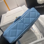 シャネル CHANEL トップハンドル スモールフラップ バッグ AS4151 B13085 NO195