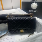 シャネル CHANEL トップハンドル スモールフラップ バッグ AS4151 B13085 94305