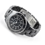 シャネル  J12 33MM ブラック レディース H5695