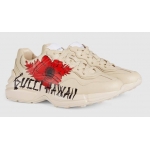 グッチ GUCCI ハワイプリント Gucci Hawaii レースアップスニーカー 631708 DRW00 9522