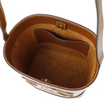 セリーヌ 後払い SMALL BUCKET ショルダーバッグ クロスボディバッグ ブラウン レディース 11378 3du3 04lu