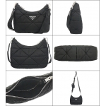 プラダ パデッドRe-Nylon ショルダーバッグ レディース ブラック 1BC151 V B9O RDJN F0002 NERO
