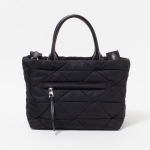 プラダ スモール パデッド Re-Nylon トートバッグ ブラック 1BG436_RDJN_F0002_V_OOO