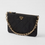 プラダ PRADA Re-Nylon ポーチ チェーンミニバッグ ロゴ 1NI054_2AOS_F0002