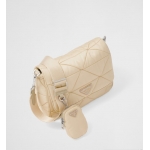 プラダ パデッド キルティングRe-Nylon ショルダーバッグ ベージュ 1BD290_RDJN_F0F24_V_B9O
