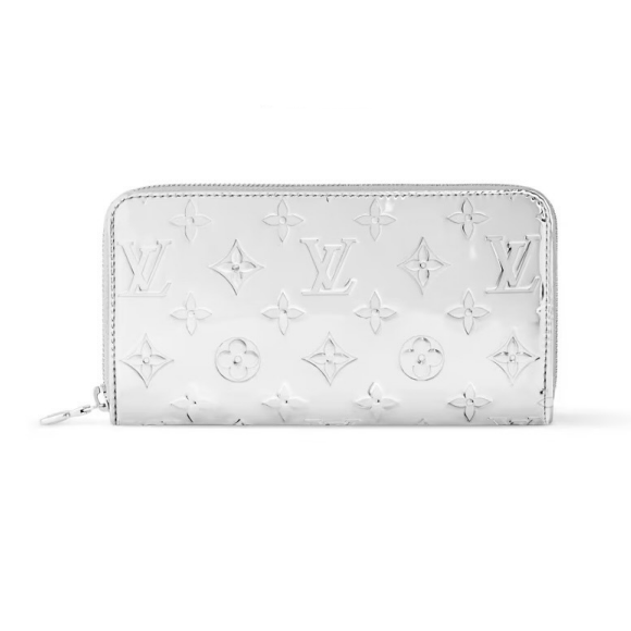 LOUIS VUITTON ラウンドファスナー長財布 シルバー ジッピー ウォレット M83543