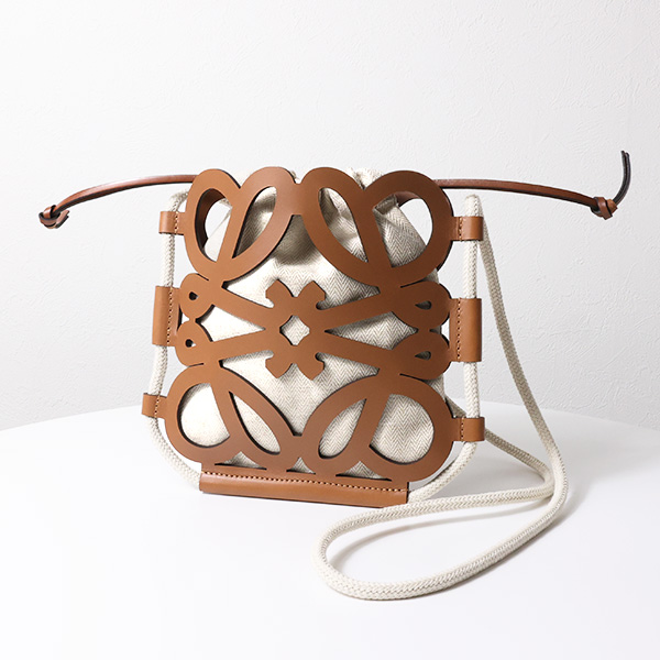 ロエベ ANAGRAM CUTOUT CROSSBODY BAG クロスボディバック ショルダーバッグ ポシェット B922Q09X01 3892