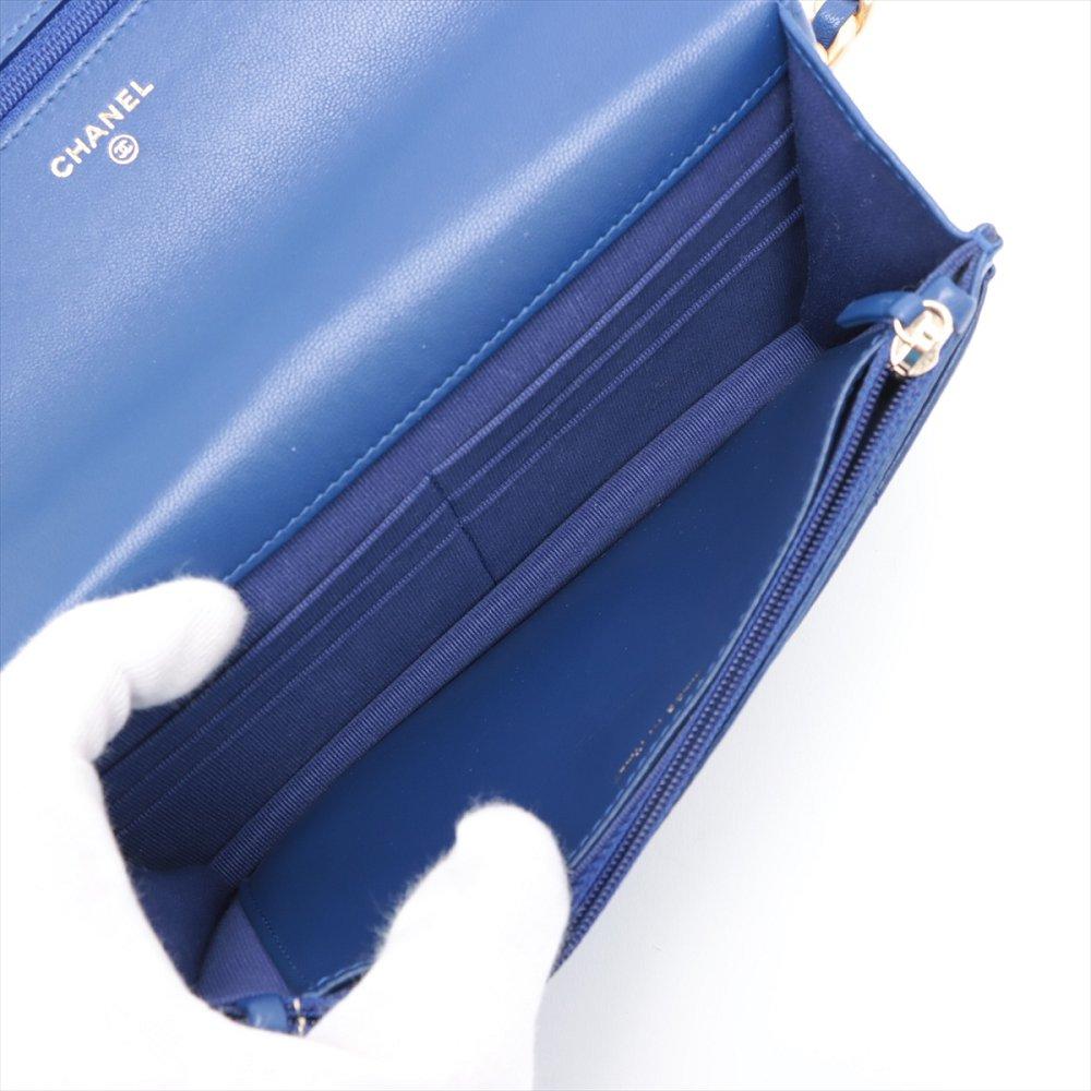 シャネル代引き 19 ラムスキン チェーンウォレット AS3191 B07958 NH226