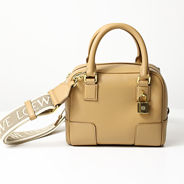 ロエベ代引き  Amazona 16 Square Bag レディース アマソナ16 スクエアバッグ ブラウンベージュ A039N21X01 2586 