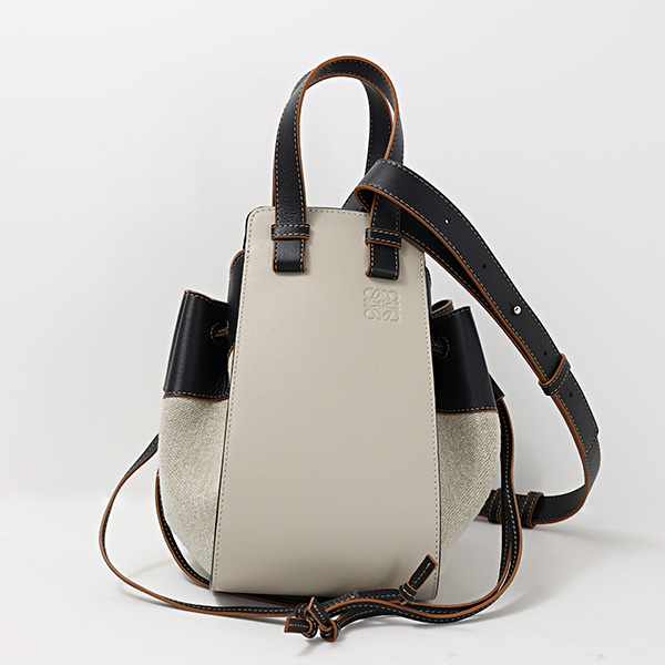ロエベ HAMMOCK DW SMALL BAG ハンモックバッグ ハンドバッグ レザー アナグラム レディース A538Z95X09 3953