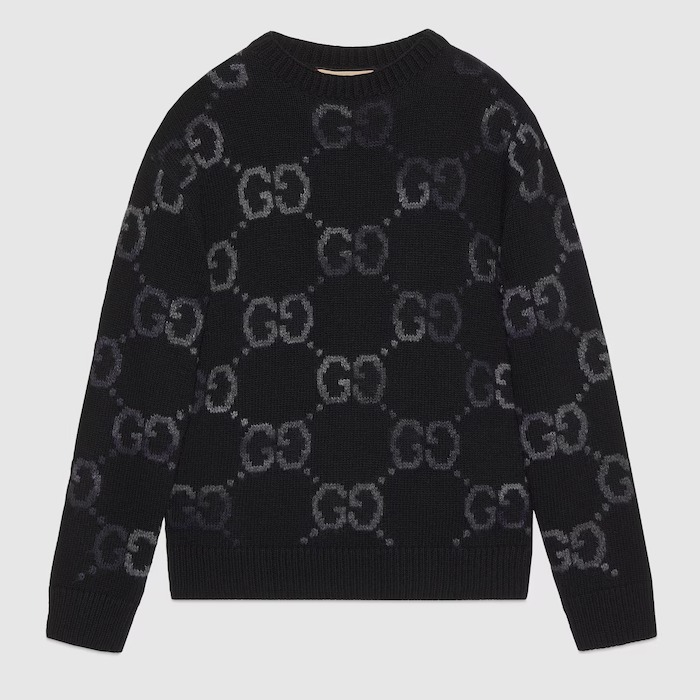 グッチ GGインターシャニットセーター ロゴ 770509 XKDSJ 1152