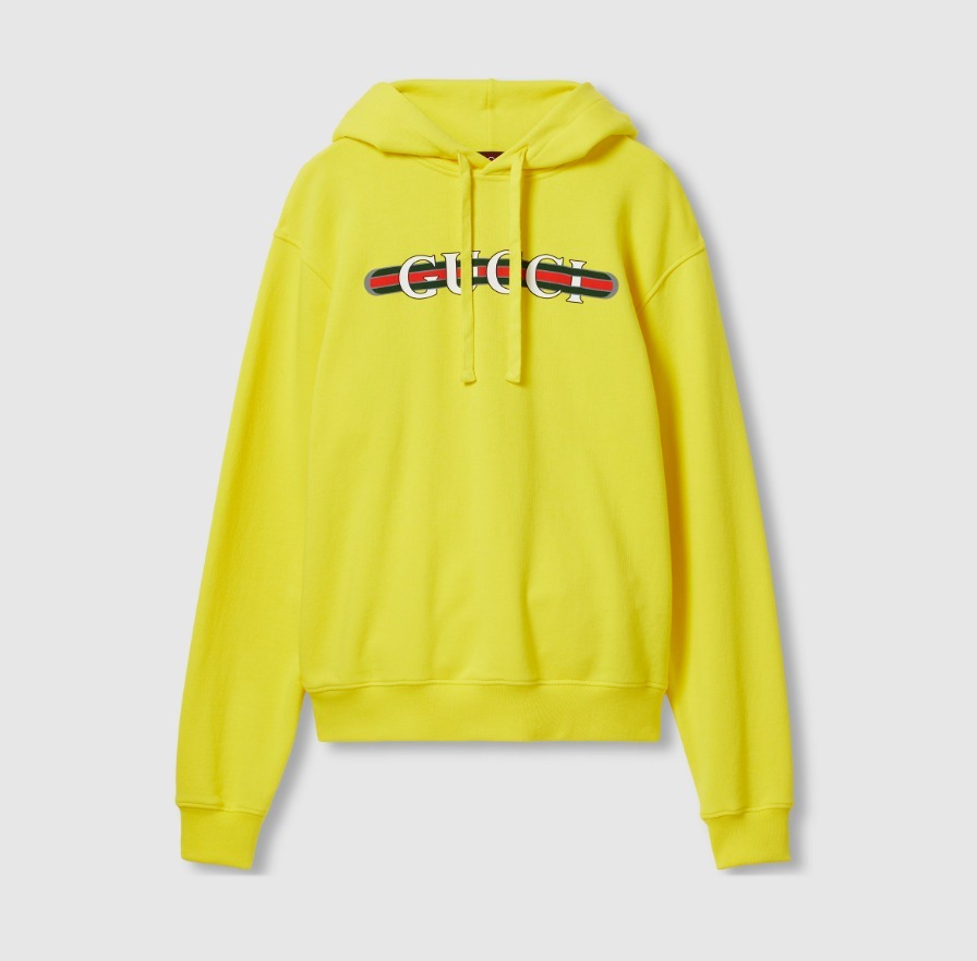 グッチ コットンジャージー フーデッド スウェットシャツ 788086 XJGKR 7218