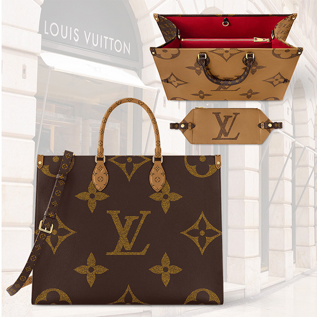 LOUIS VUITTON オンザゴー ヴォヤージュトートバッグ モノグラム M46823